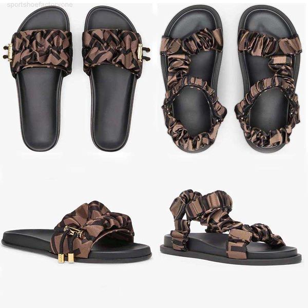 

fashion slipper women luxury designer sandal lady slides platform wedge rainbows summer slippers for ladies brands dearfoam rubber sandals, Black