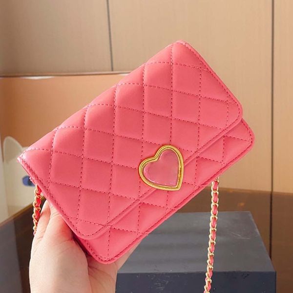 

woman designer crossbody bag channel bag lady shoulder classic bags leather diamond lattice luxurys designers woman handbag cc purse chain b
