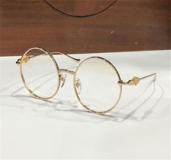 

new fashion design round metal frame optical eyewear gorginai retro simple and versatile style with box can do prescription lense4955544, Black