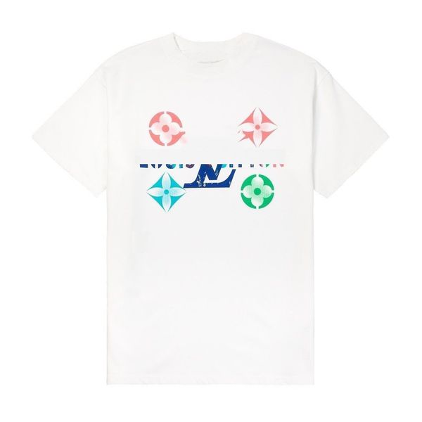 

summer mens designer t shirt clothes palms designer shirts women t shirts fashion spray paint graffiti couple short sleeves high street loos, White;black