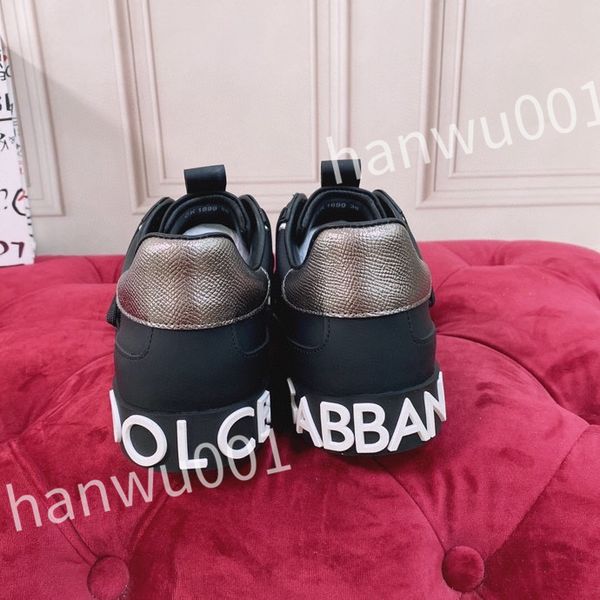 

new casual shoes designer men shoes leather lace up men fashion platform sneakers white black mens womens