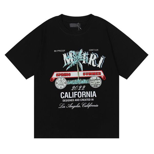 

hip-hop street t-shirt runway style printed short-sleeved shirt high-grade customized women's men's t shirt sportswear clothing d4, Black;brown