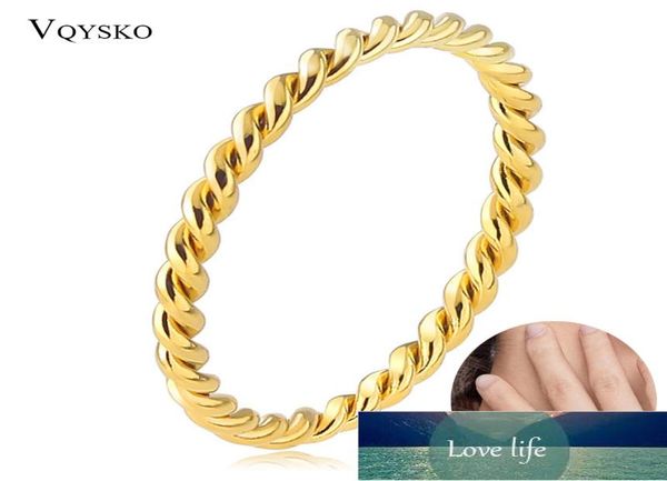 

women thin spiral wire rope ed ring small minimalist stainless steel jewelry fashion rose gold silver color size 4 to 11 fact3808666