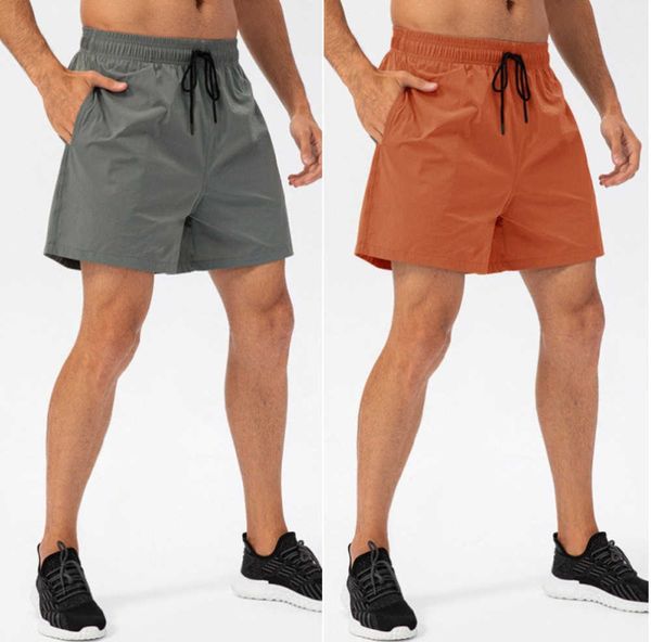 

ll-21415 men's shorts yoga outfit men pants running sport loose trainer short trousers sportswear gym exercise fitness wear elastic bre, White;black