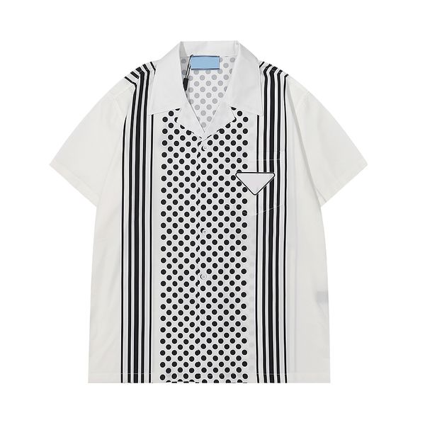 

mens designer luxury dress shirts silk shirt luxury clothes short sleeve letter clowers print casual summer collar mens mix colors size -3x, White;black