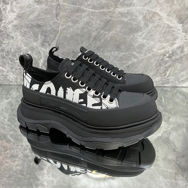 

new luxury men womens fashion shoes lace-up flat platform designer sneaker black genuine leather air 0516