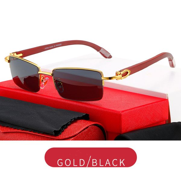 

square carti glasses designer sunglasses for women sunglass new leopard head frameless men male personality fashion with myopic optical glas, White;black