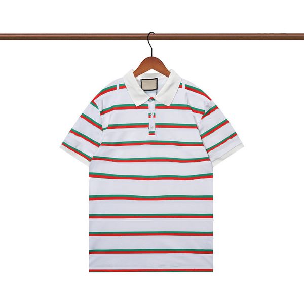 

mens fashion polo shirt luxury italian mens t shirts short sleeve fashion casual men's summer t shirt various colors available size m-3, White;black