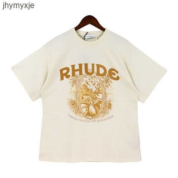 

rhude mens t-shirts designer for men short sleeve rhudes printing shirts tee loose tshirts woman oversized asian size aksy, White;black