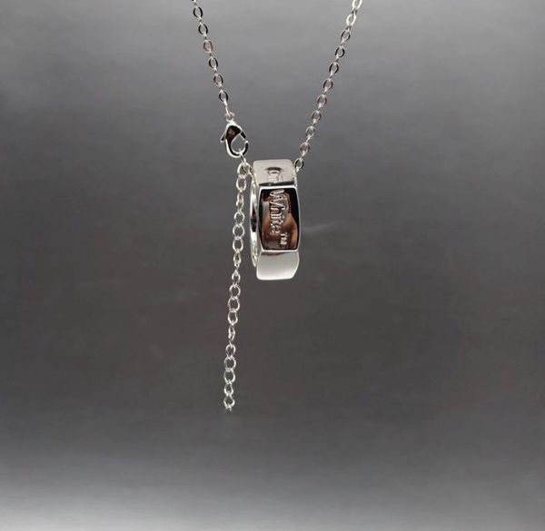 

necklaces new ow ring necklace men women couple silver tone arrow pendant trendy brand hiphop allmatch detachable jewelry accessories