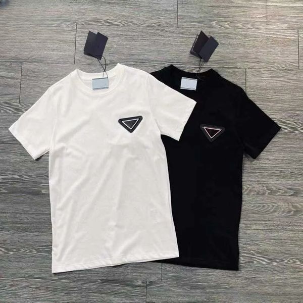 

23ss women t shirt designer men t-shirts lady short sleeve shirts female boys girls pullover oversize inverted triangle shirts, White