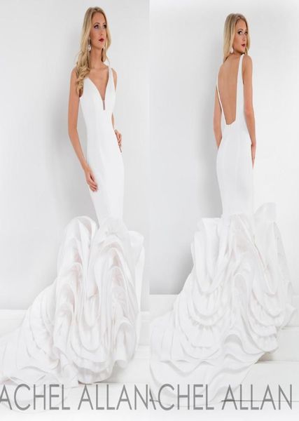 

2021 evening dresses new sleeveless sheath mermaid backless ruffles skirt white formal elegant prom dress custom made2897246, Black;red