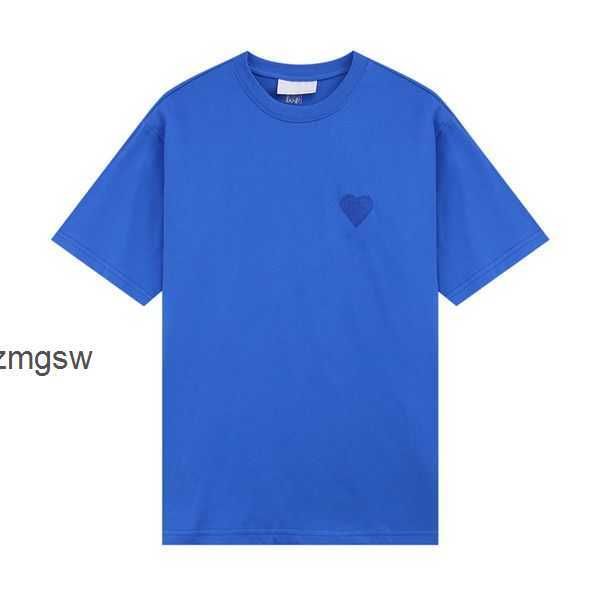 

2022new mens women designer of luxury amis t shirt fashion men s casual tshirt man clothing tlk5, White;black
