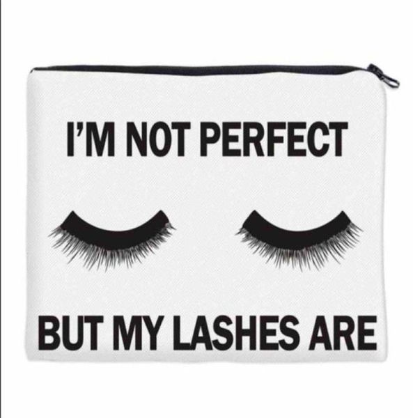 

3d eyelashes print square cosmetic bag clutch cosmetic bags ladies storage bag multifunction pen bag st2917708617