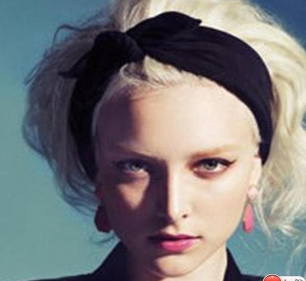 

new 2014 korean style fashion rabbit ear headscarf headbands for women hair accessories7853940, Silver