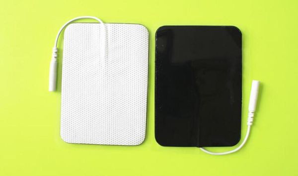 

600pcs by dhl 90x60mm reusable large electrode pads self adhesive pad for tens ems massage machine6425020