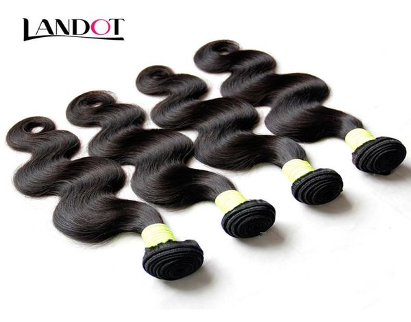 

brazilian body wave virgin hair 100 human hair weave 4 bundles 8a grade unprocessed peruvian malaysian indian cambodian wavy hair2772379, Black