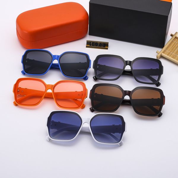 

wholesale women's sunglasses designer women's h sunglasses summer polarized letter glasses 2023 original box, White;black