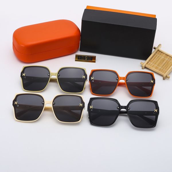 

wholesale women's sunglasses designer women's h sunglasses men's luxury designer sunglasses summer polarized sunglasses glass, White;black