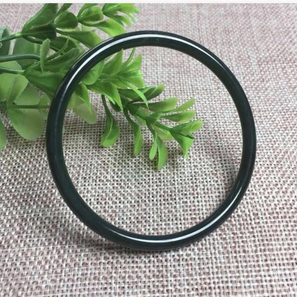 

bangle natural black jade bangle bracelet fashion women mencharm jewellery accessories handcarved round bangle for friend