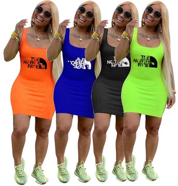 

2023 brand women dresses fashion plus size s-3xl letter clothing sleeveless casual dresses summer clothing dhl 2749, Black;gray