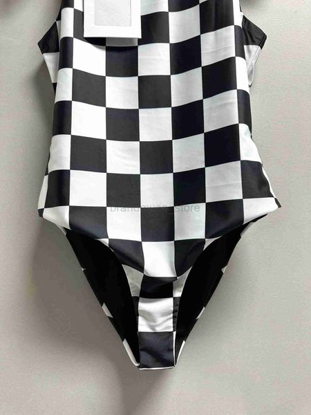 

womens swimwear fashion summer bras sets plaid print swimwear women designer bikini suit laceup bra beachs swimsuit ladies outfits swimming, White;black