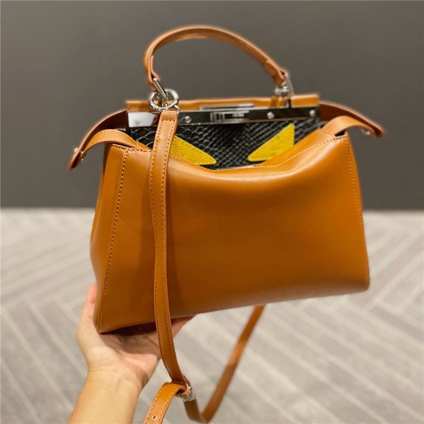

cute black leather shoulder sling bags with letter embroidery tote women medium designer underarm flap handbags brown mini small purses clut