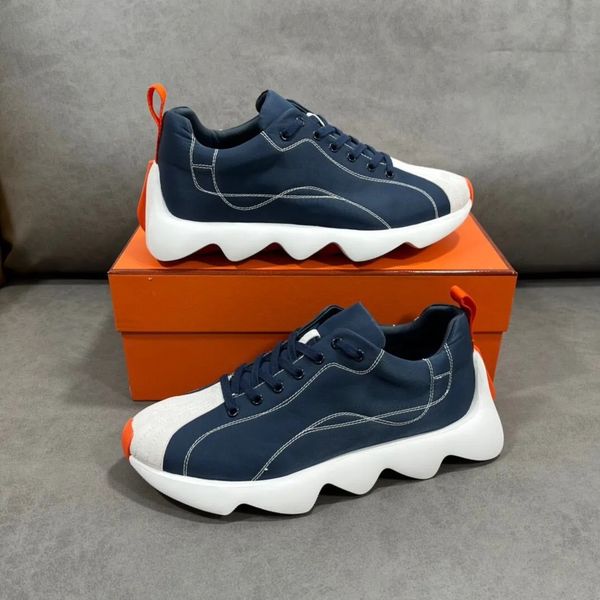 

envol sneaker shoes for men's skateboard light sole technical comfort lace up man casual walking eu38-46.box, Black