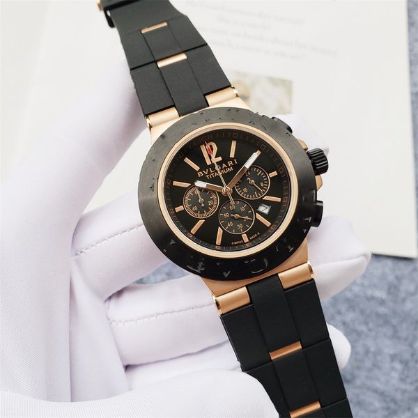 

aaa brand men's quartz luxury watch underwire tape high-quality fashion watch, Slivery;golden