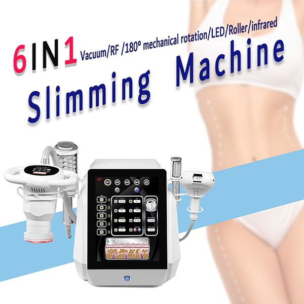 

vacuum roller slimming machine ultrasonic cavitation rf infrared body sculpting deive 360 rotary massager radio frequency face lift wrinkle