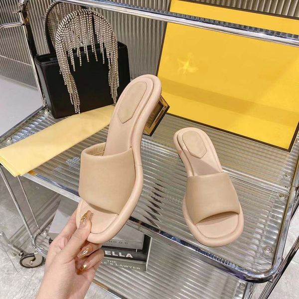 

fashion designer women shoes heels sandals fashion beach thick bottom dress shoe alphabet lady sandal leather high heel lides by 9 s342 006, Black