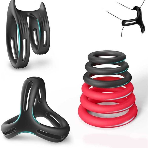 

factory outlet male rooster silicone rings of different sizes for enhancing erection super soft ring flexible and durable toy