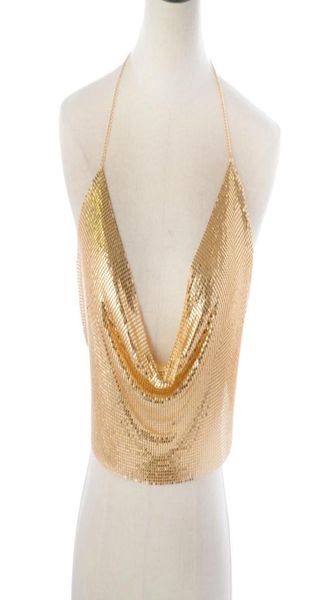 

chain necklace fashion shoulder necklaces bra body jewelry summer beach party dress5562960, Slivery;golden