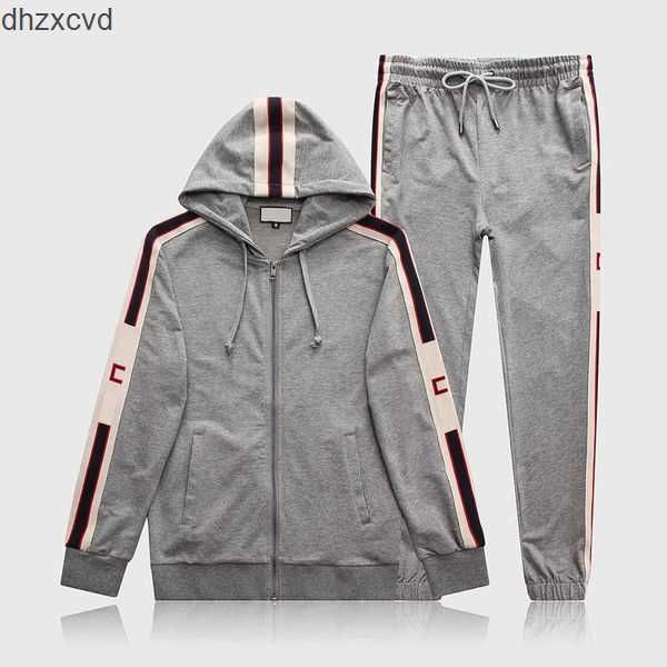 

new tracksuit sweat sports hoodies jackets tracksuits jogger suits pants sets men jacket sporting suit sets -3xl 9p0w, Gray