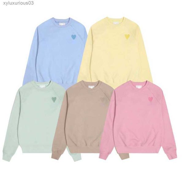 

fashion designer sweater mens sweatshirt love a embroidery pullover coat men women hoodie long sleeve tshirt oversize sweaters, Black