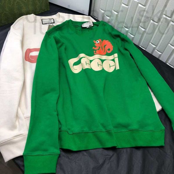 

men's hoodies & sweatshirts designer designer autumn winter new european version star same crew neck squirrel sweater loose q8ss w535, Black