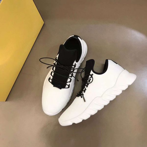 

fashion luxurys designer spring summer flow men's sports low sneakers luxury mesh breathable man tup skateboard rubber casua tech fabri, Black