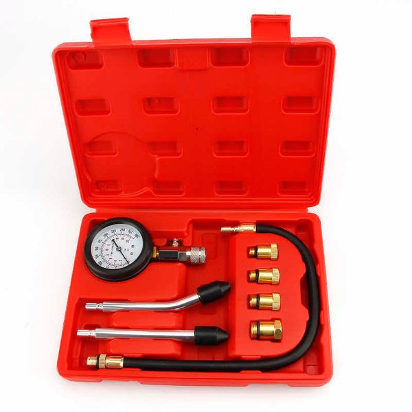 

automotive repair kits gasoline engine compression tester auto petrol gas engine cylinder automobile pressure gauge tester with m10 m12 m14