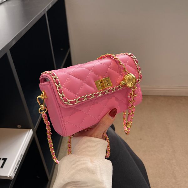 

evening bags small pu leather shoulder for women 2023 fashion hit flap crossbody bag designer handbags ladies hand