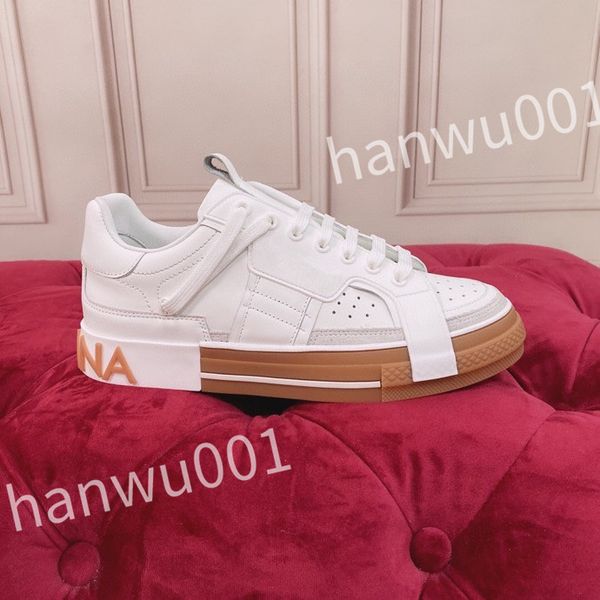 

new quality casual shoes designer men shoes leather lace up men fashion platform sneakers white black mens womens