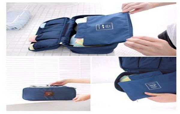 

new portable bra underwear storage box case travel organizer bag 6pcslot 9462005