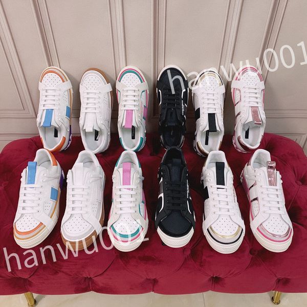 

quality casual shoes designer men shoes leather lace up men fashion platform sneakers white black mens womens