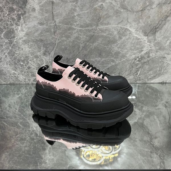 

luxury designer calfskin casual shoes reflective sneakers vintage leather trainers fashion shoes lace-up women mens sneaker 0516, Black