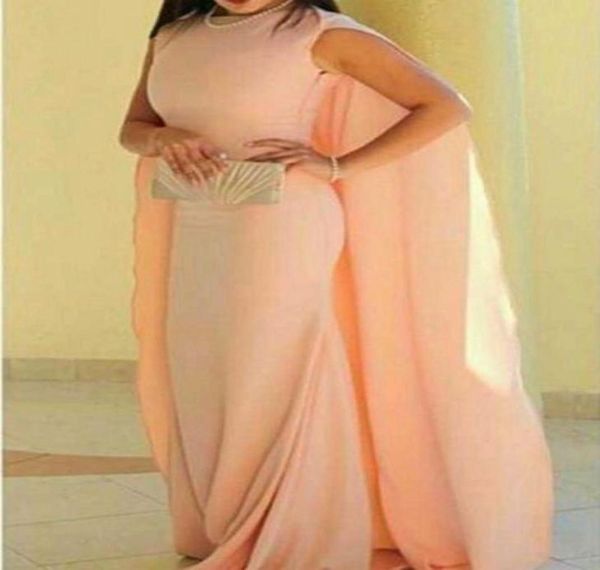 

special occasion dresses 2019 elegant pink matter satin mermaid celebrity evening dresses prom dresses with cape b8724244, Black;red