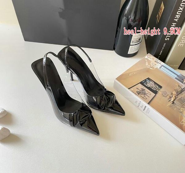 

blade women's hemp rope woven metal chain sandal slipper designer fashion luxury elegant simple material stiletto heels shoes comfortab, Black