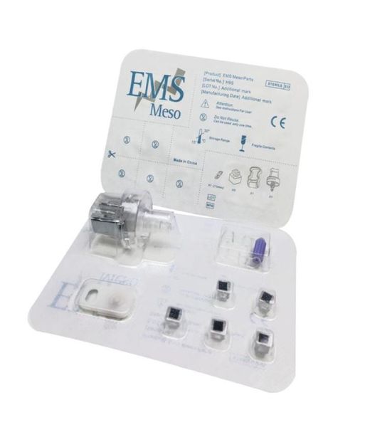 

new arrival 3in1 ems microneedle needle card meso therapy injection facial lift beauty rf mesotherapy gun consumables5097686