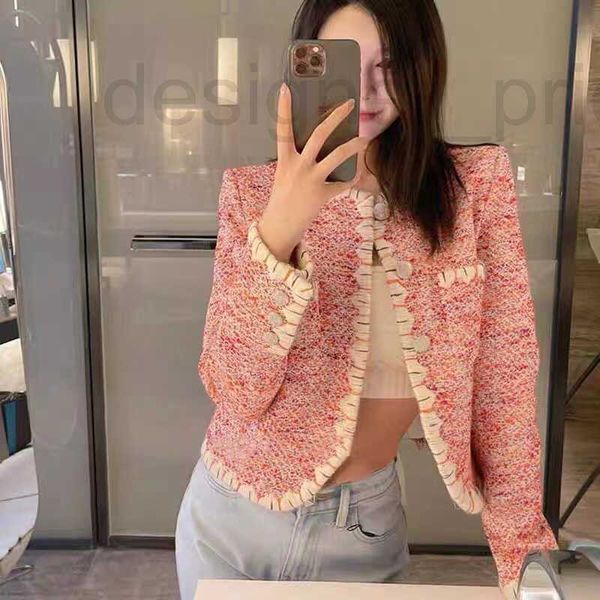

women's jackets designer women's brand jacket 2023 new autumn winter ootd fashion high-end tweed coat cardigan designer spring cas, Black;brown