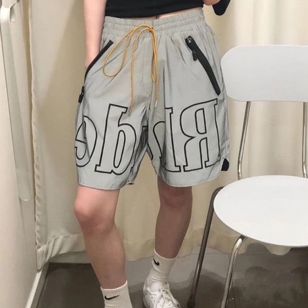 

rhude shorts designer short men pant sets tracksuit pants loose and comfortable fashion be popular 2023 new style s m  loose quick drying s, Black