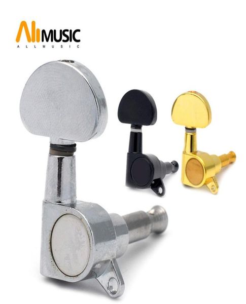 

6pcslots chrome black gold grover style guitar string tuning pegs keys tuners machine heads for acoustic electric guitar5405713