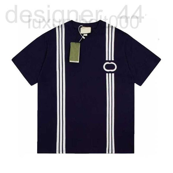 

men's t-shirts luxuriousmen's designer summer new g-stripe ribbon foand women's short sleeve t-shirt p64r mtr0, White;black
